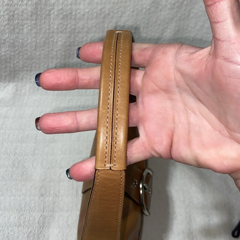 RARE HTF Coach Soho 9247 British Tan Y2K Hobo Shoulder Bag